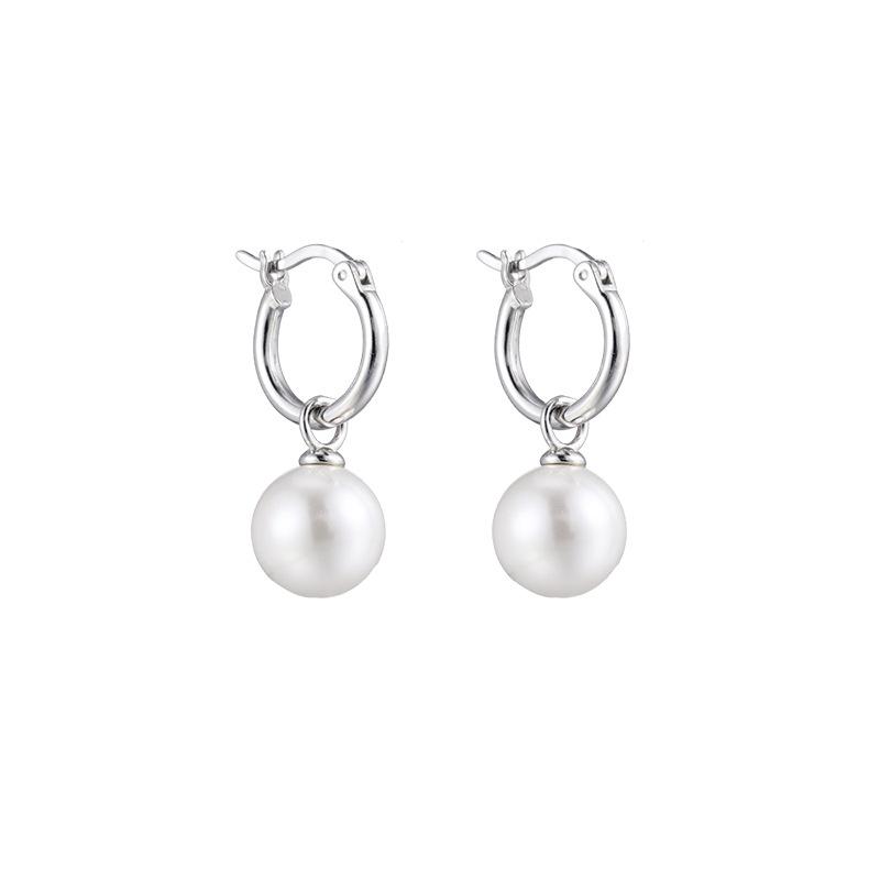 Femme Boucles D'Oreilles Perles  | Bijoux Accessoires Argent