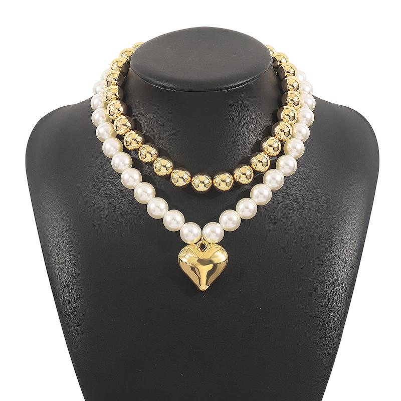 Femme Collier Chocker En Mix De Perles  | Bijoux Accessoires Bijoux