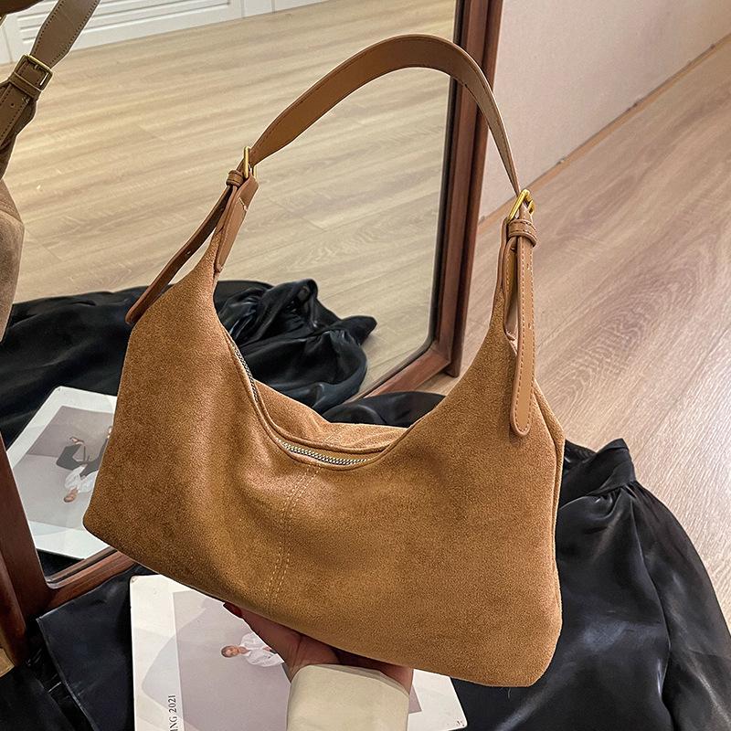 Femme Sac Miss M En Suède  | Sacs Accessoires Camel