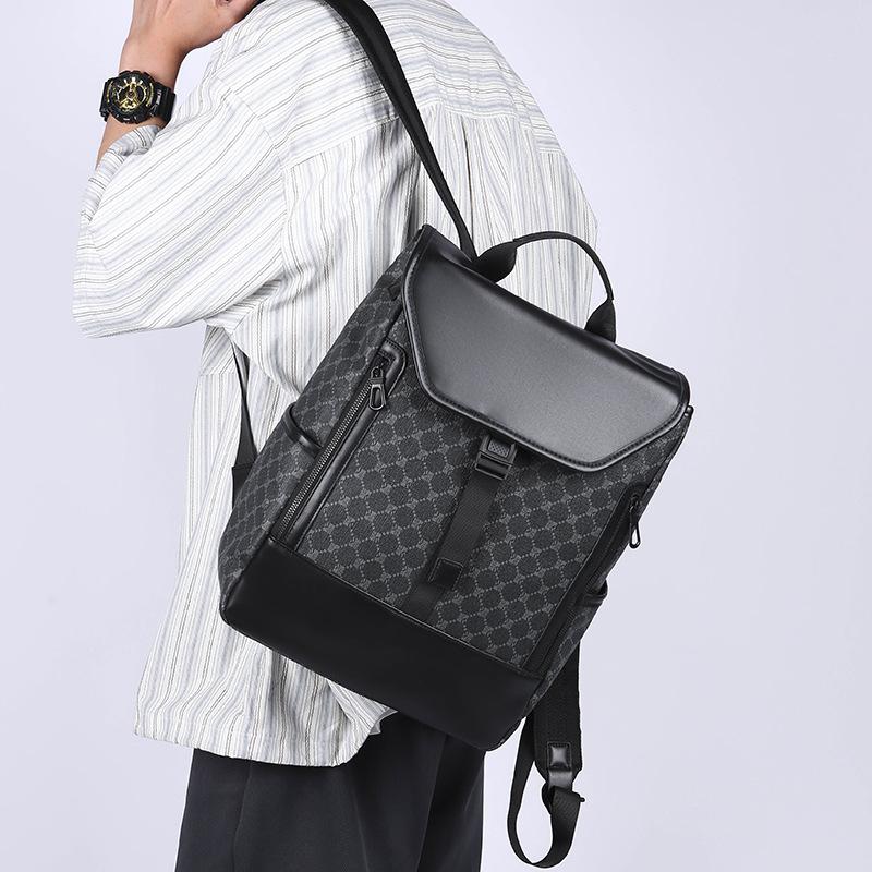 Homme Sac À Dos En Toile Enduite Square Cross  | Sacs Accessoires Homme