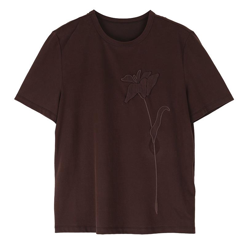 Homme Tee-Shirt Oversize Fleur  | T-Shirts & Polos Homme CHOCOLAT