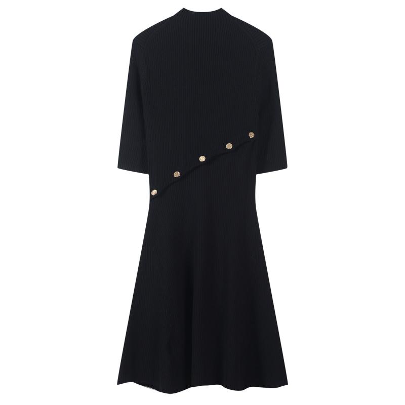 Femme Robe En Maille Côtelée  | Robes Femme Femme